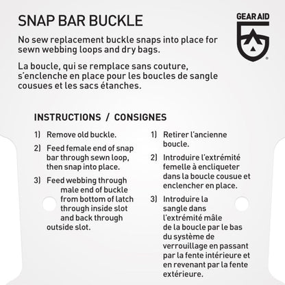 Gear Aid Dual Snap Bar Buckle